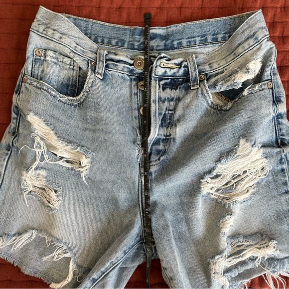 *ALTERED* PISTOLA Devin High Rise Mom Cut Off in the color Finesse size 26 - Picture 15 of 16